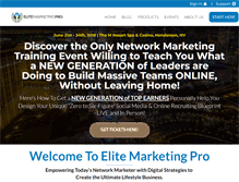 Tablet Screenshot of elitemarketingpro.com